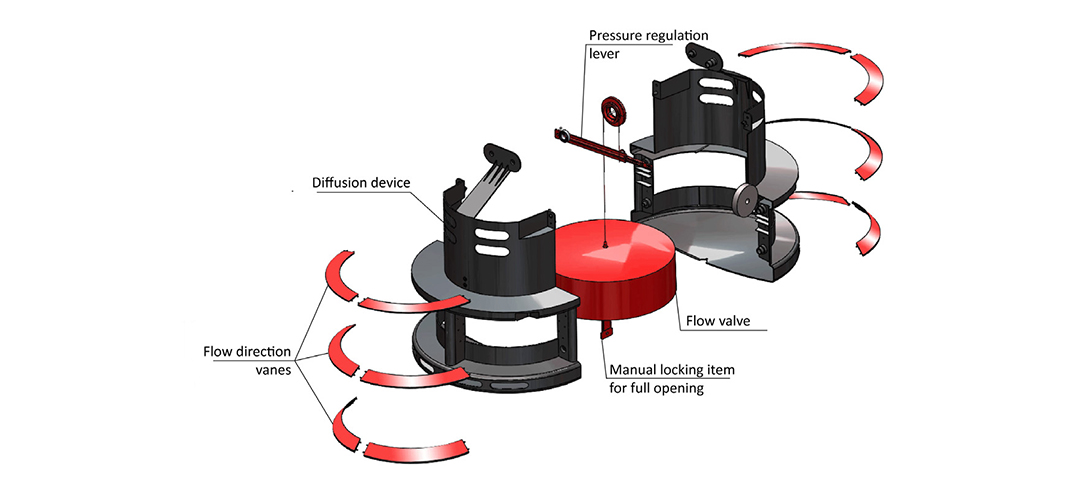 Building - Flud'r system, air inlet model