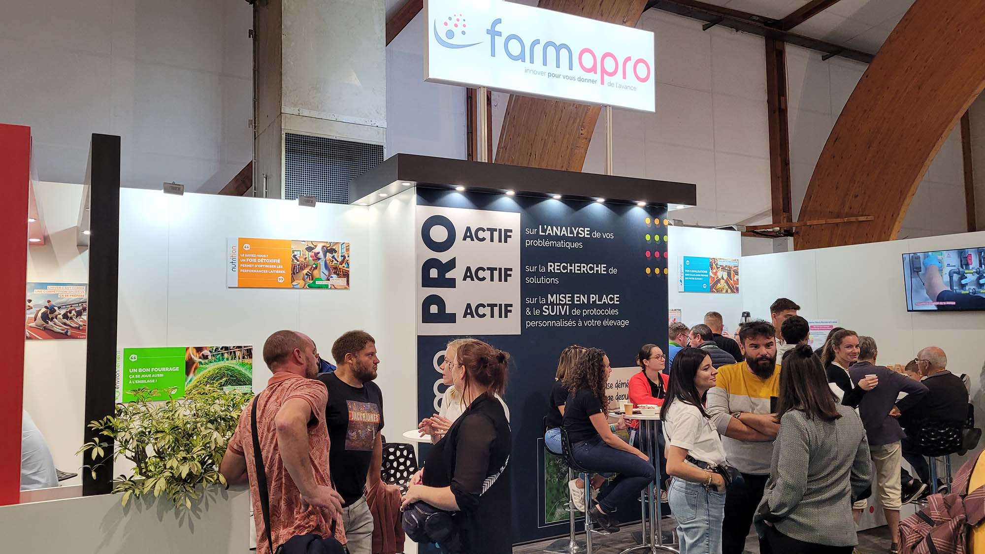 Farmapro booth at Space 2024