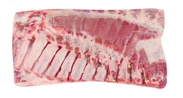 Pork single ribbed C-grade belly 122294