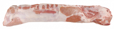 Pork loin without tenderloin