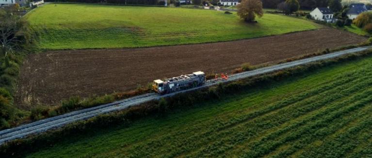 renovation work on the rail freight in France