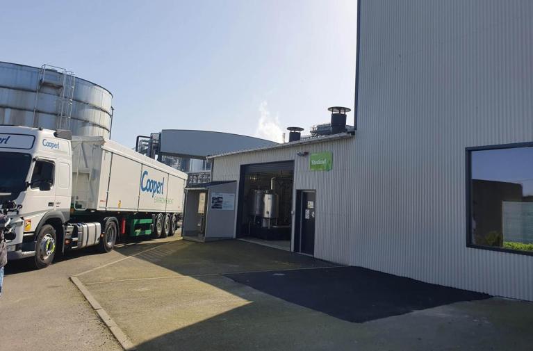 production of biofuel by cooperl in france in brittany