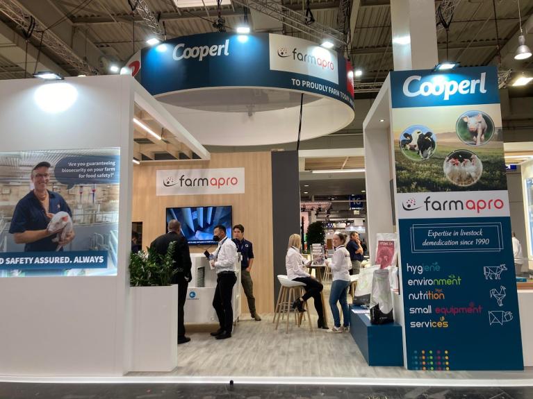 eurotier tradeshow in Germany - booth Cooperl CRD Vereijken Farmapro