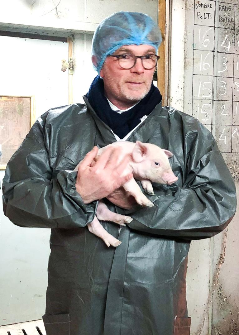 French Minister of Agriculture visits Cooperl's member breeders